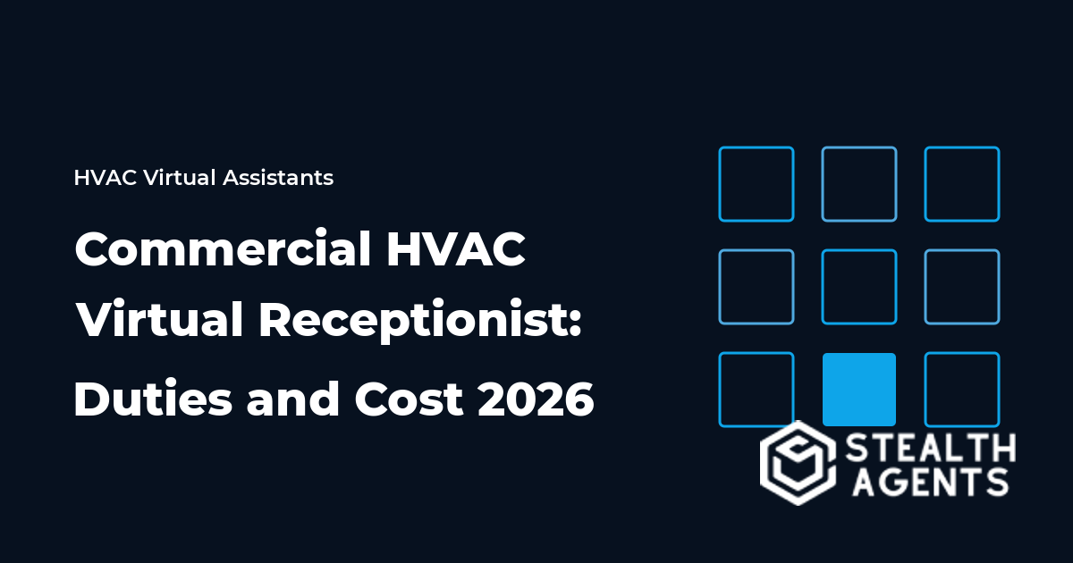 Commercial HVAC Virtual Receptionist: Duties and Cost 2026