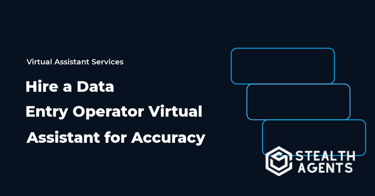 Hire a Data Entry Operator Virtual Assistant for Accuracy