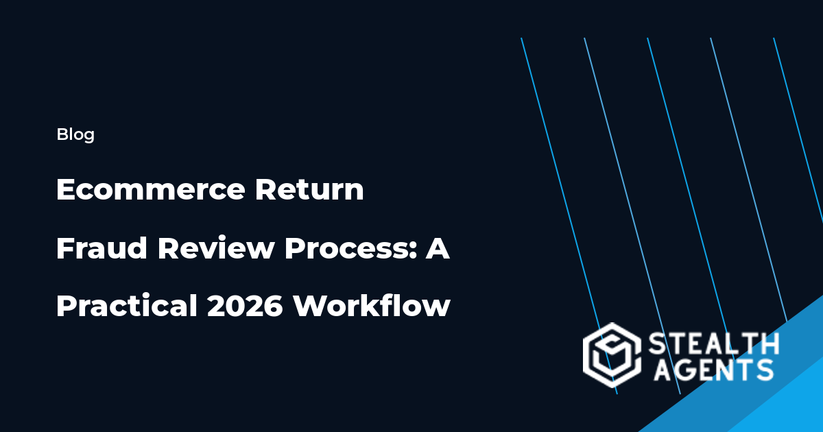 Ecommerce Return Fraud Review Process workflow and checklist