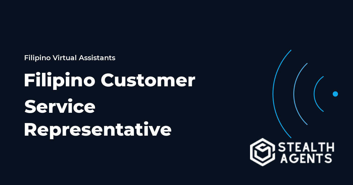 Filipino Customer Service Representative