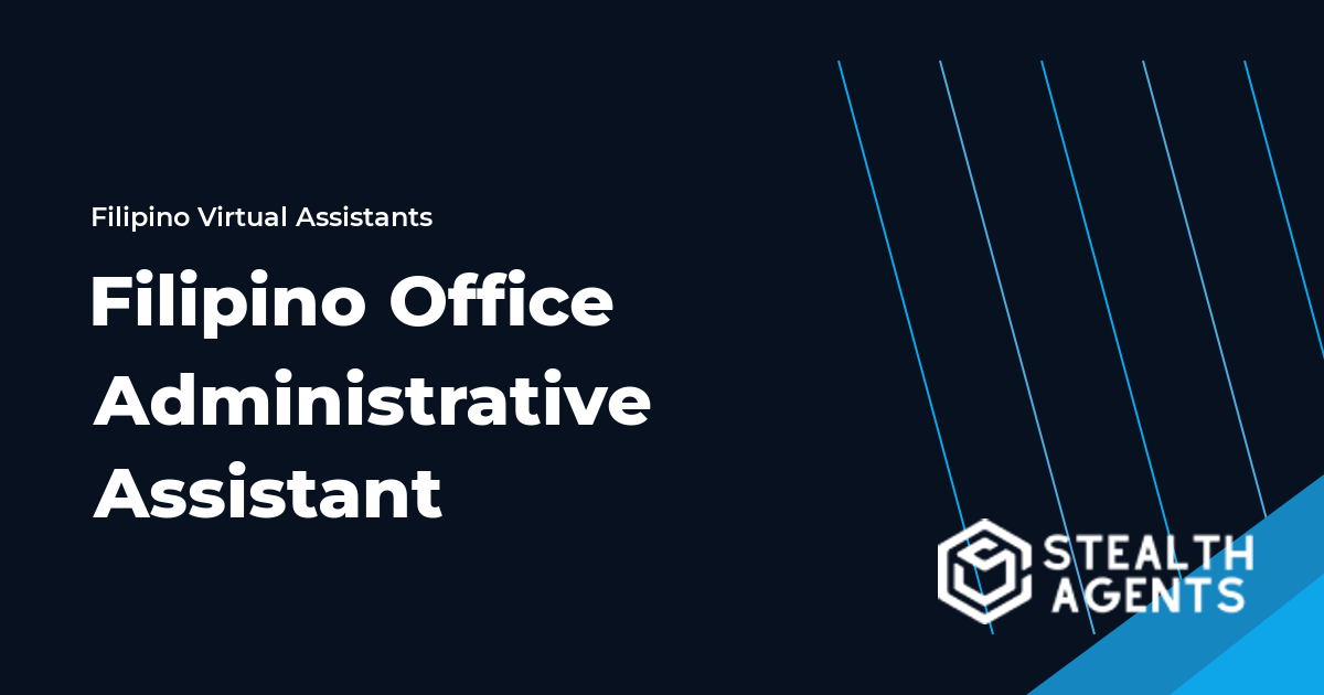Filipino Office Administrative Assistant
