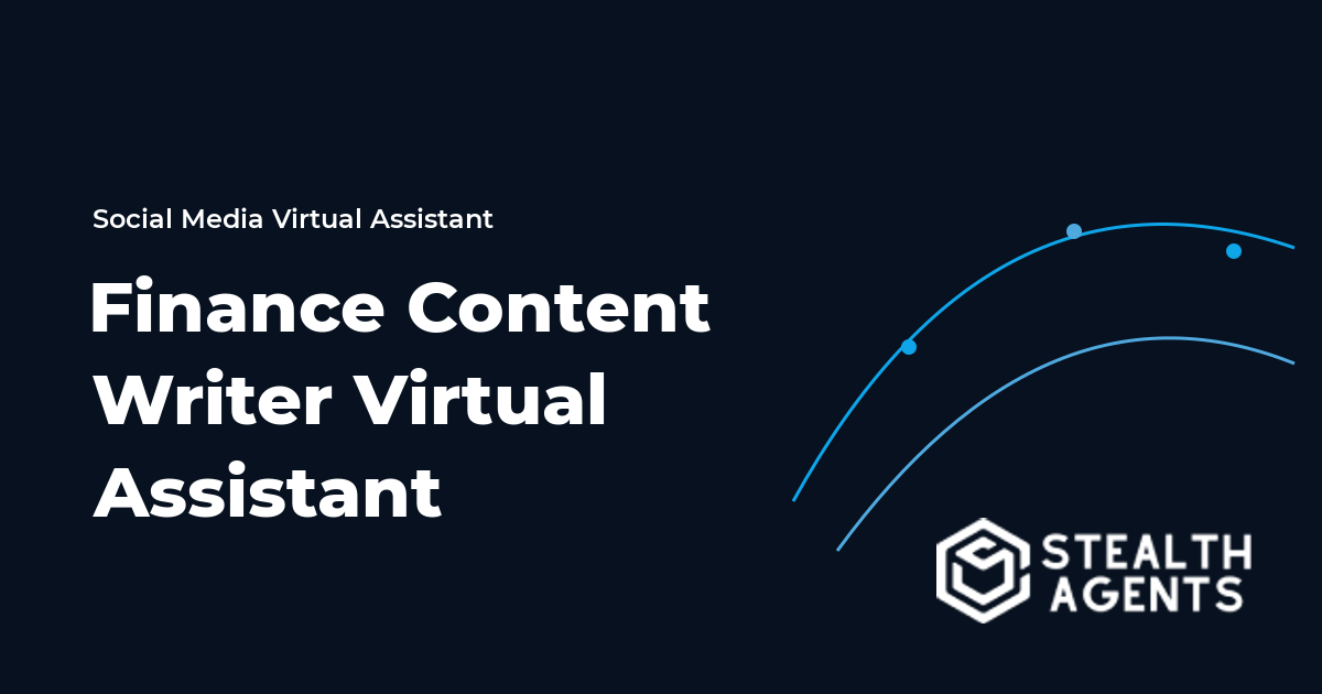 Finance Content Writer Virtual Assistant
