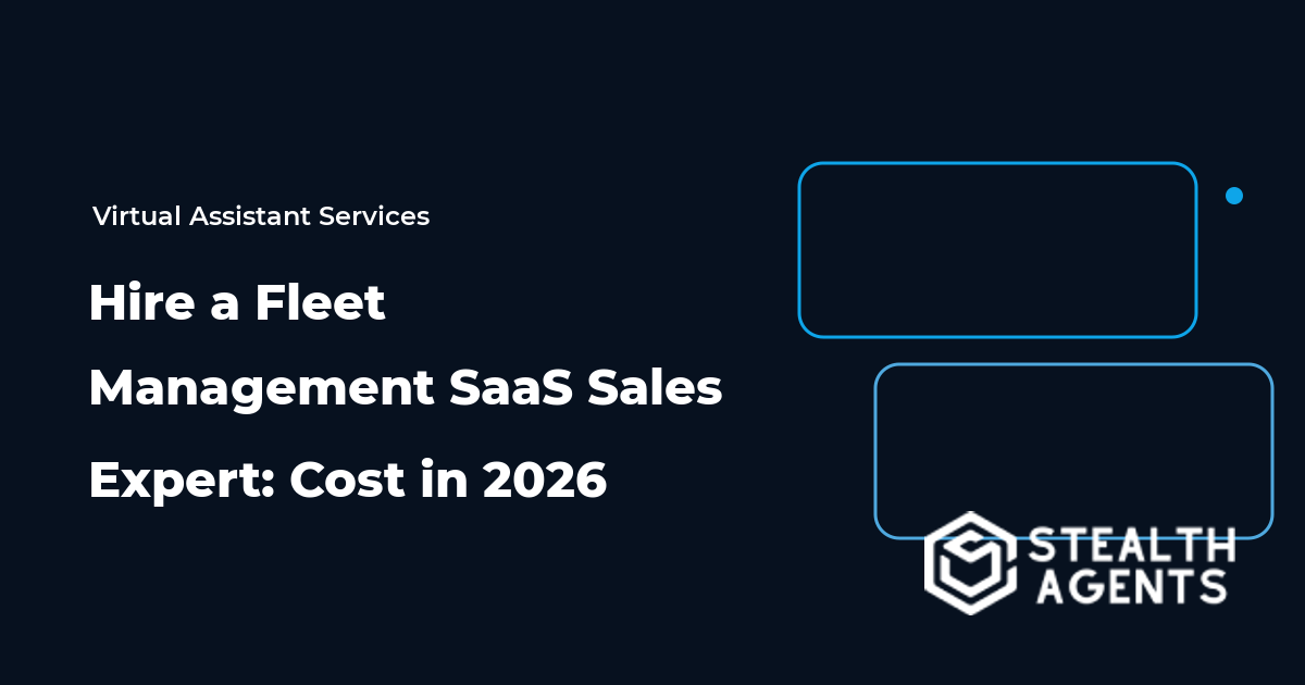 Hire a Fleet Management SaaS Sales Expert: Cost in 2026