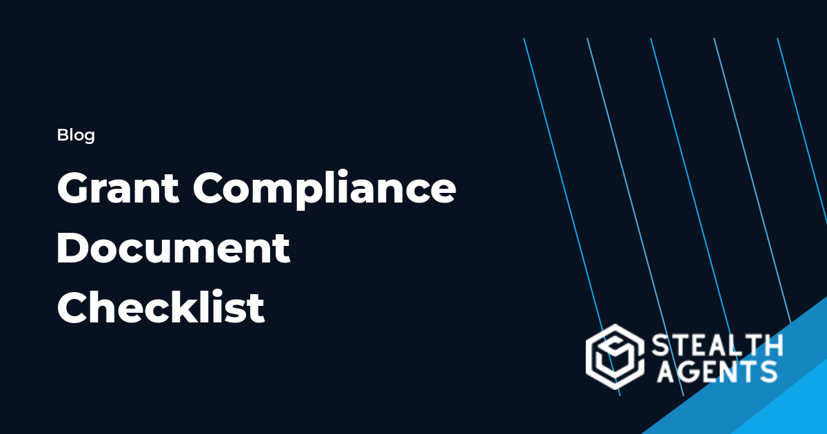 Grant Compliance Document Checklist workflow guide