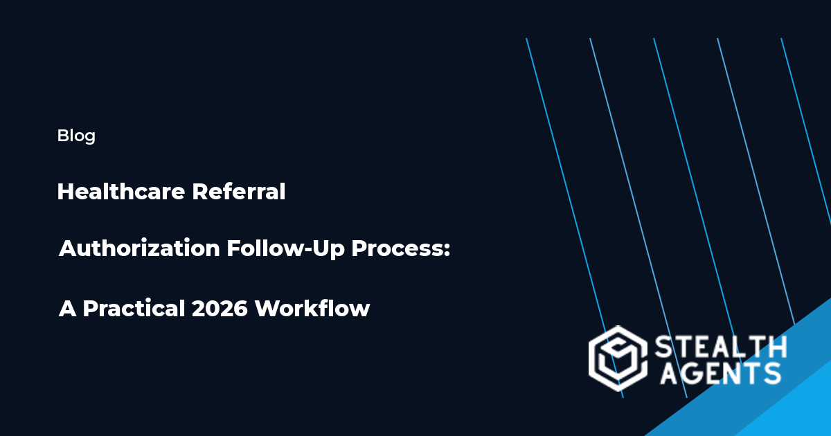 Healthcare Referral Authorization Follow-Up Process workflow and checklist