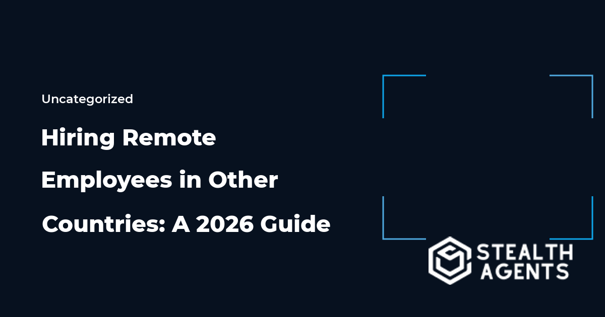 Hiring Remote Employees in Other Countries: A 2026 Guide