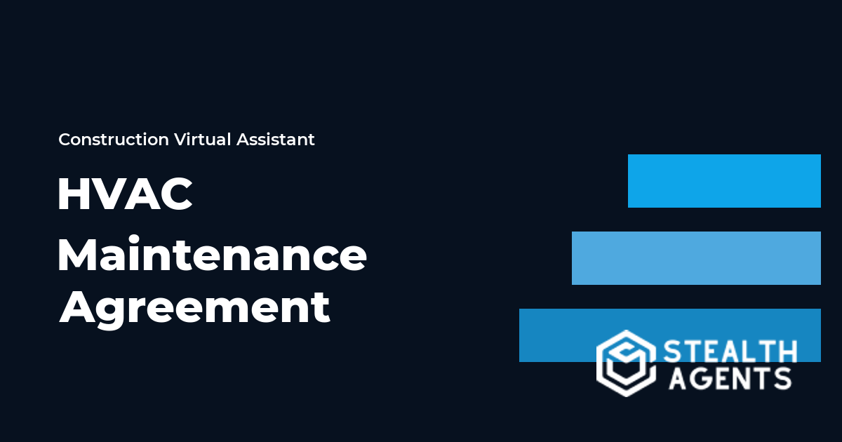 HVAC Maintenance Agreement Virtual Assistant Guide