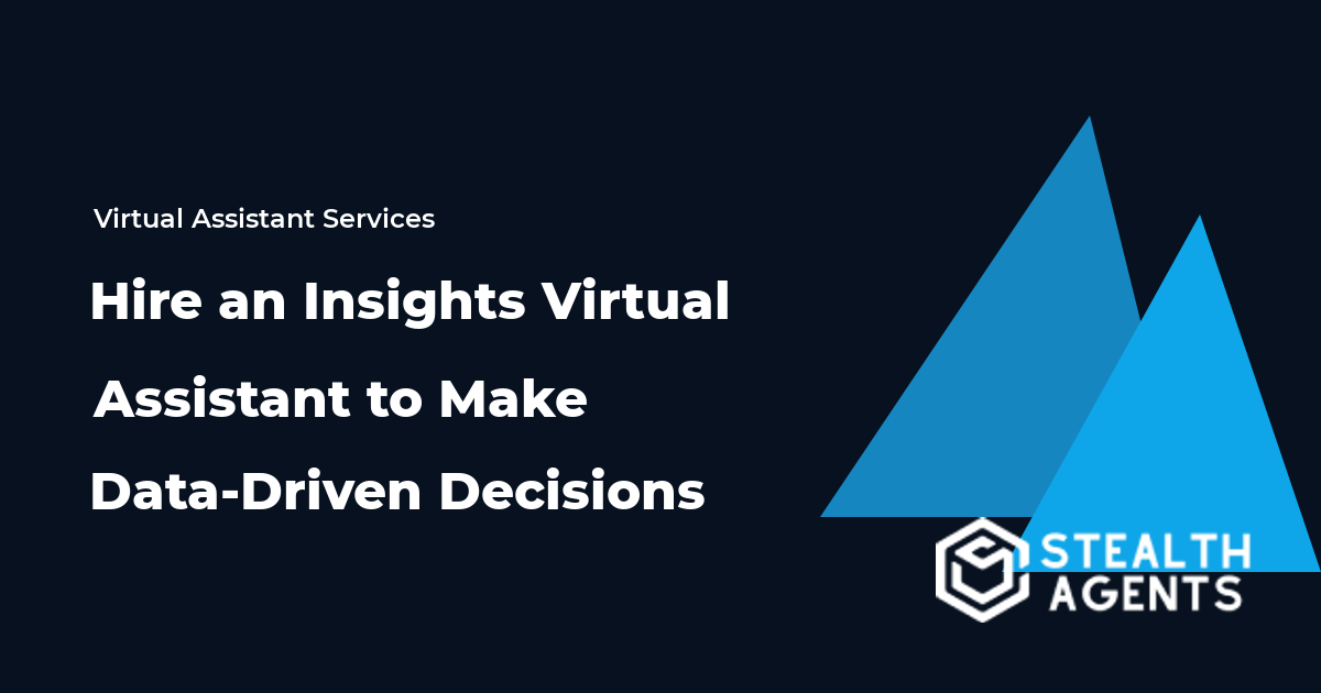 Hire an Insights Virtual Assistant to Make Data-Driven Decisions