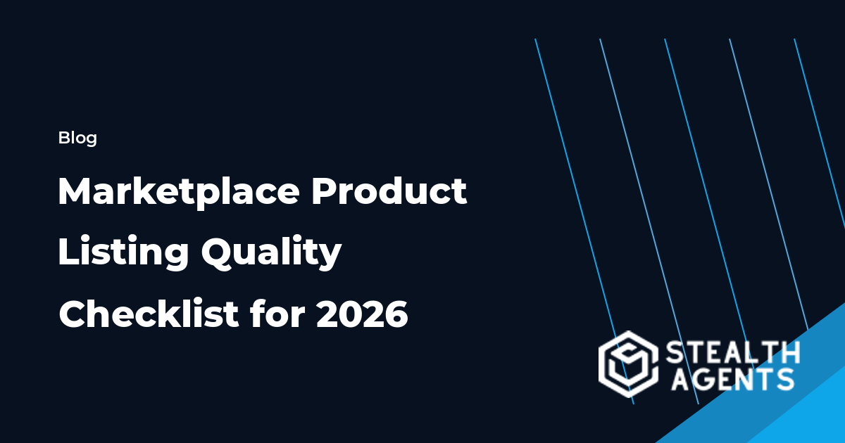 Marketplace Product Listing Quality Checklist for 2026 workflow checklist