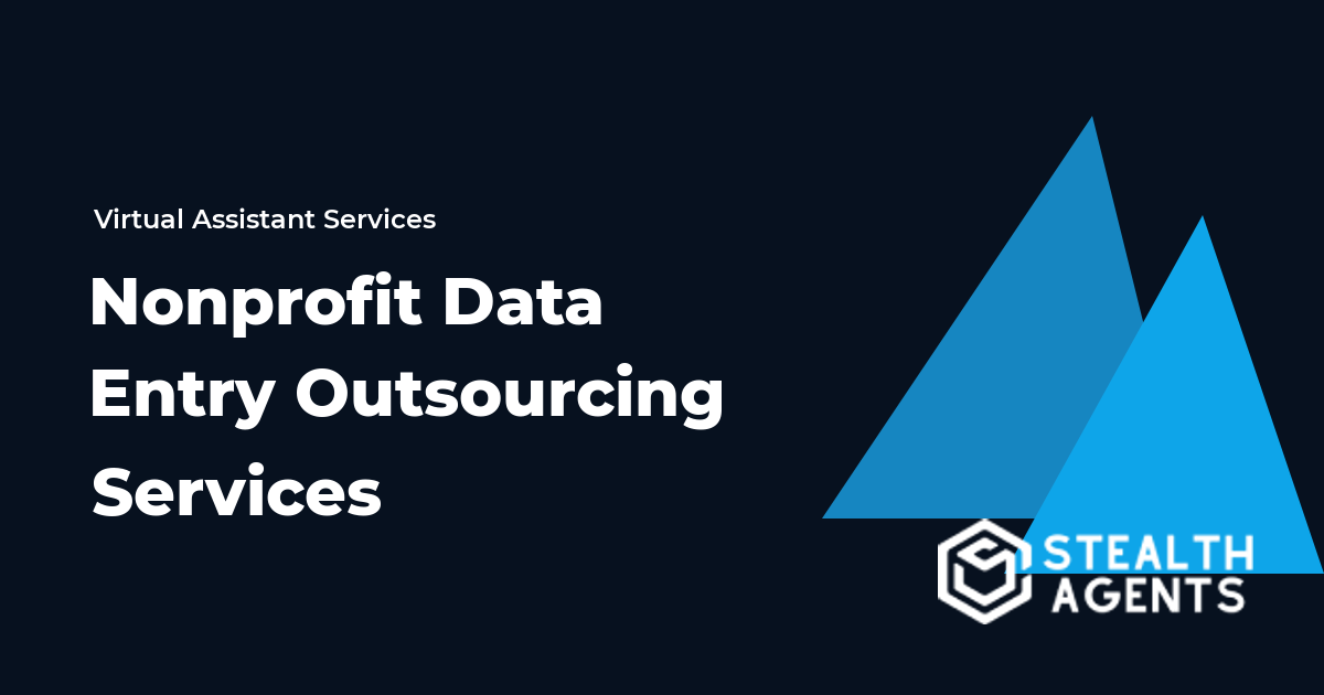 Nonprofit Data Entry Outsourcing Services