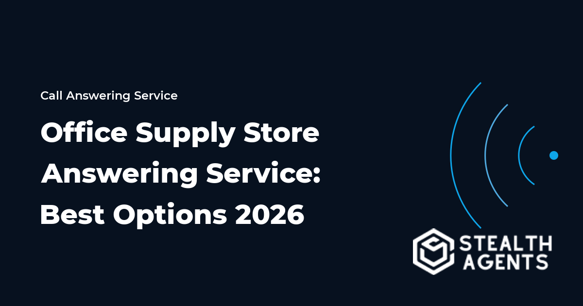Office Supply Store Answering Service: Best Options 2026