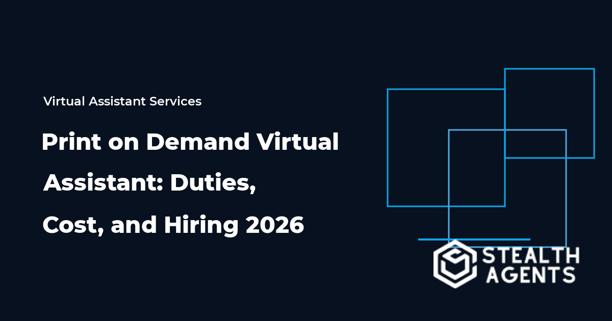 Print on Demand Virtual Assistant: Duties, Cost, and Hiring 2026