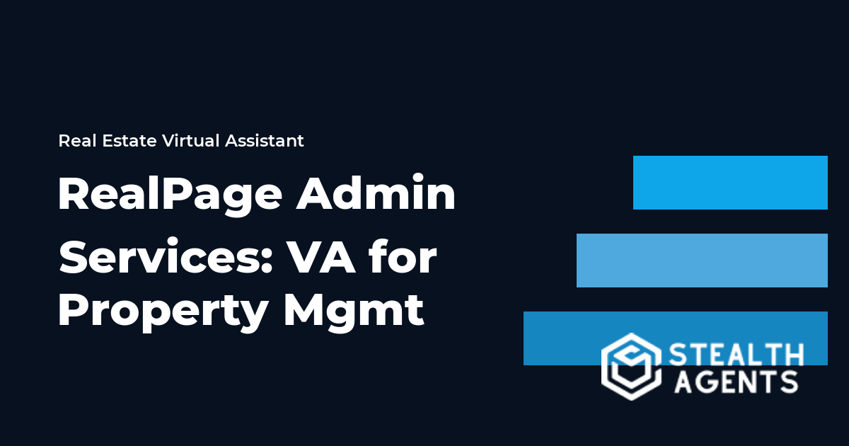 RealPage Admin Services: Virtual Assistant for Property Mgmt