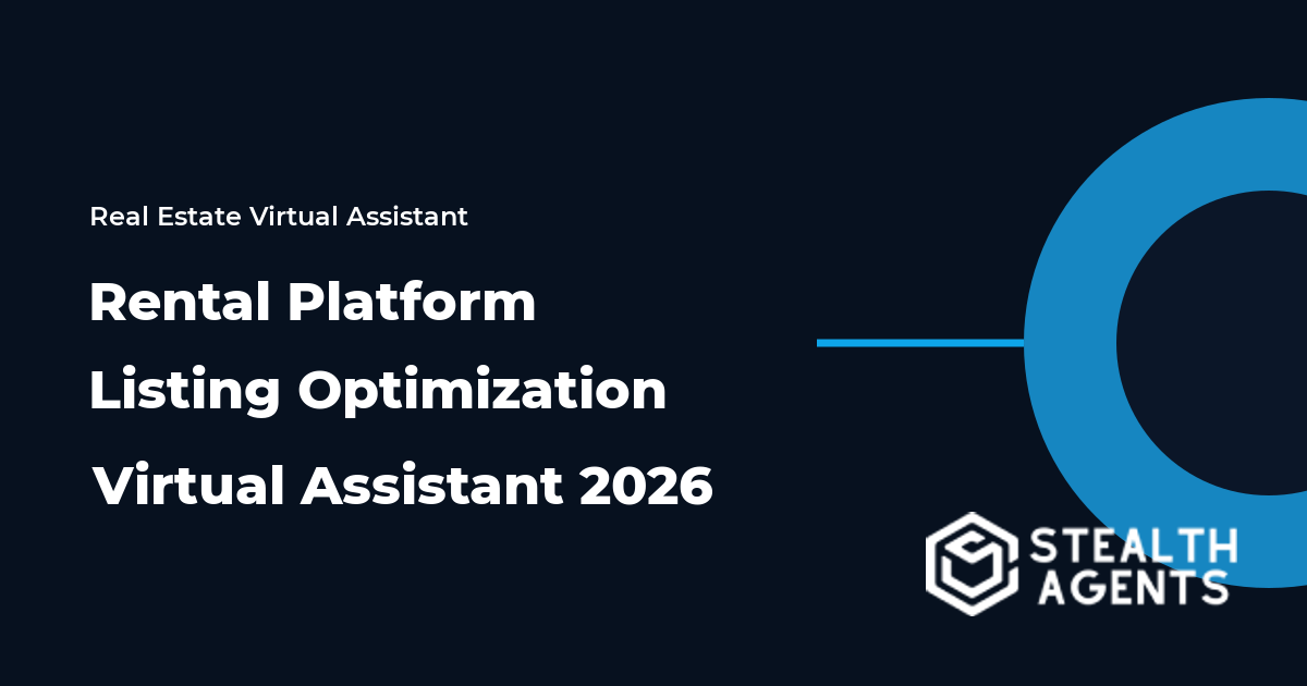 Rental Platform Listing Optimization Virtual Assistant 2026