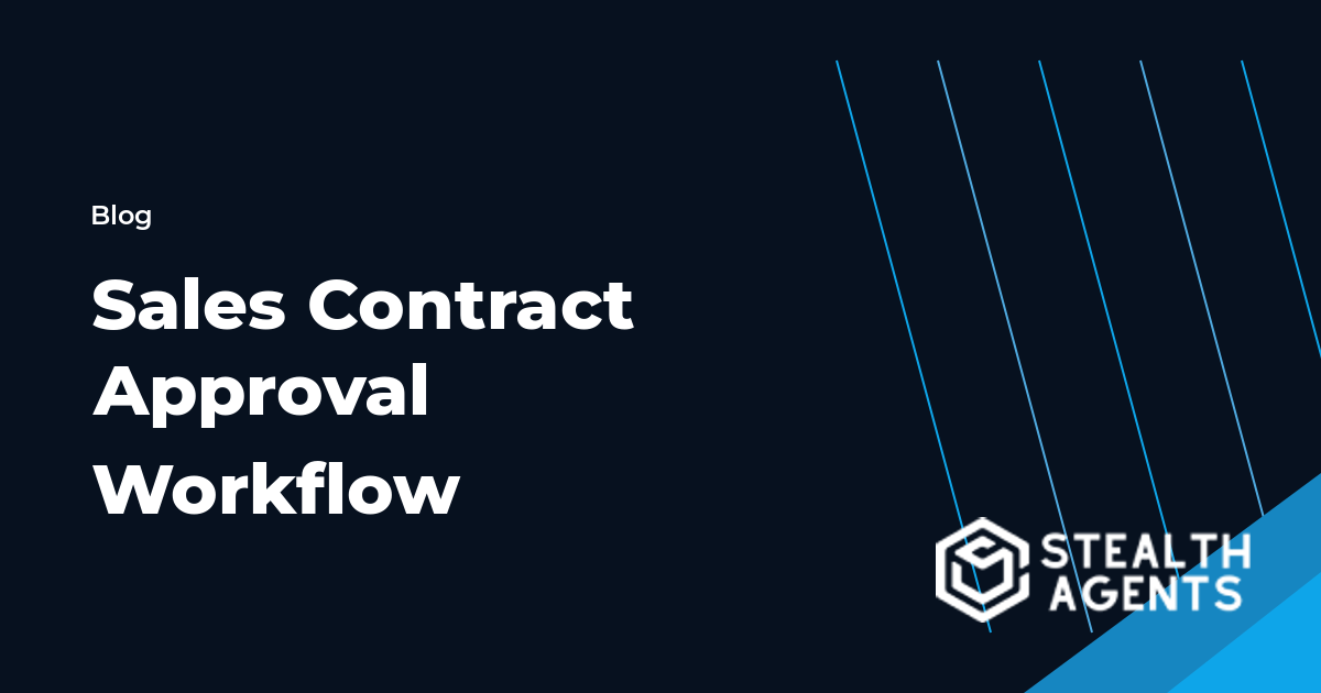 Sales Contract Approval Workflow workflow guide