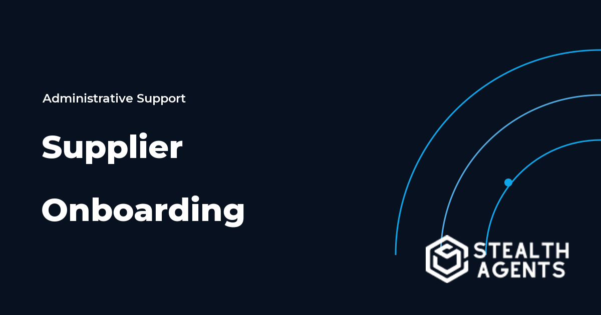 Supplier Onboarding Virtual Assistant Guide