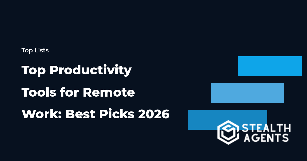 Top Productivity Tools for Remote Work: Best Picks 2026