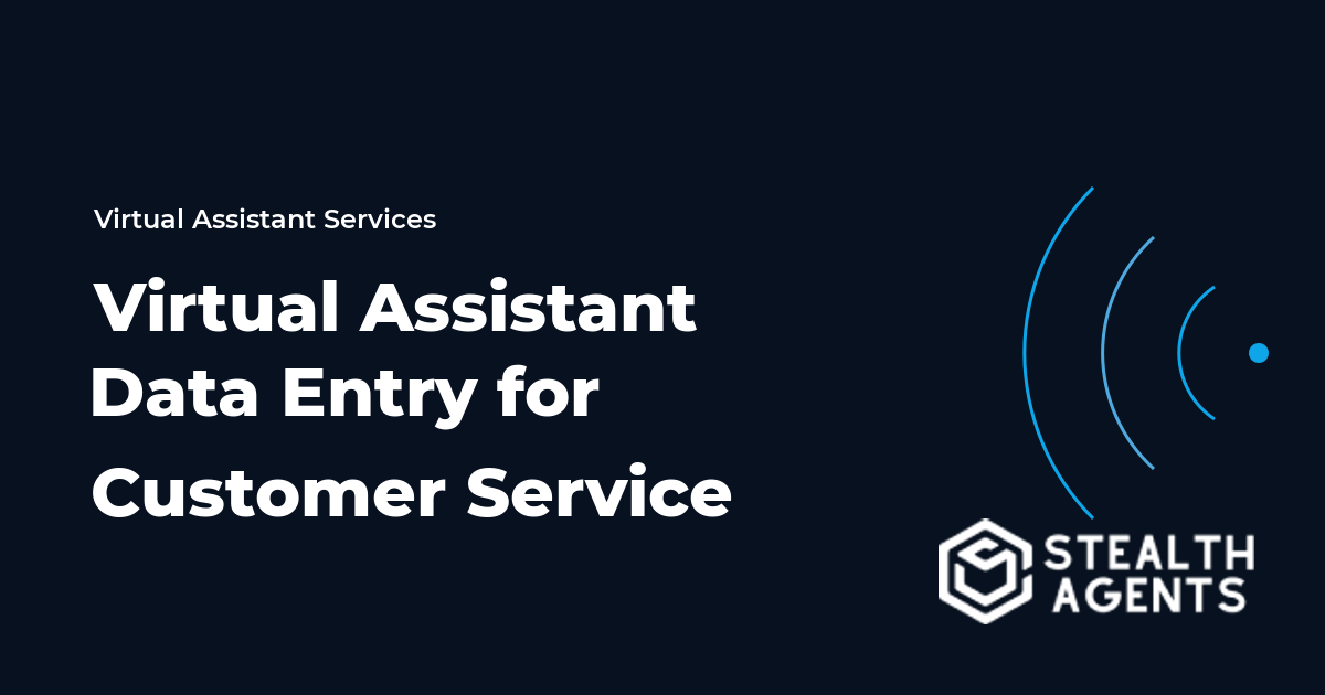 Virtual Assistant Data Entry for Customer Service