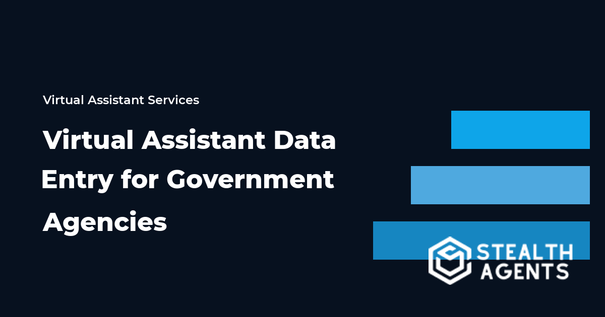 Virtual Assistant Data Entry for Government Agencies