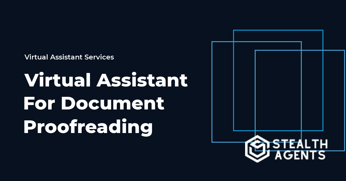 Virtual Assistant for Document Proofreading