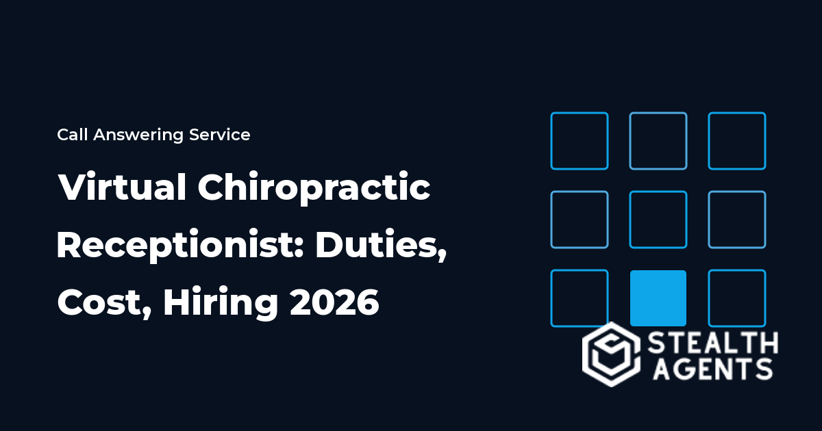 Virtual Chiropractic Receptionist: Duties, Cost, Hiring 2026