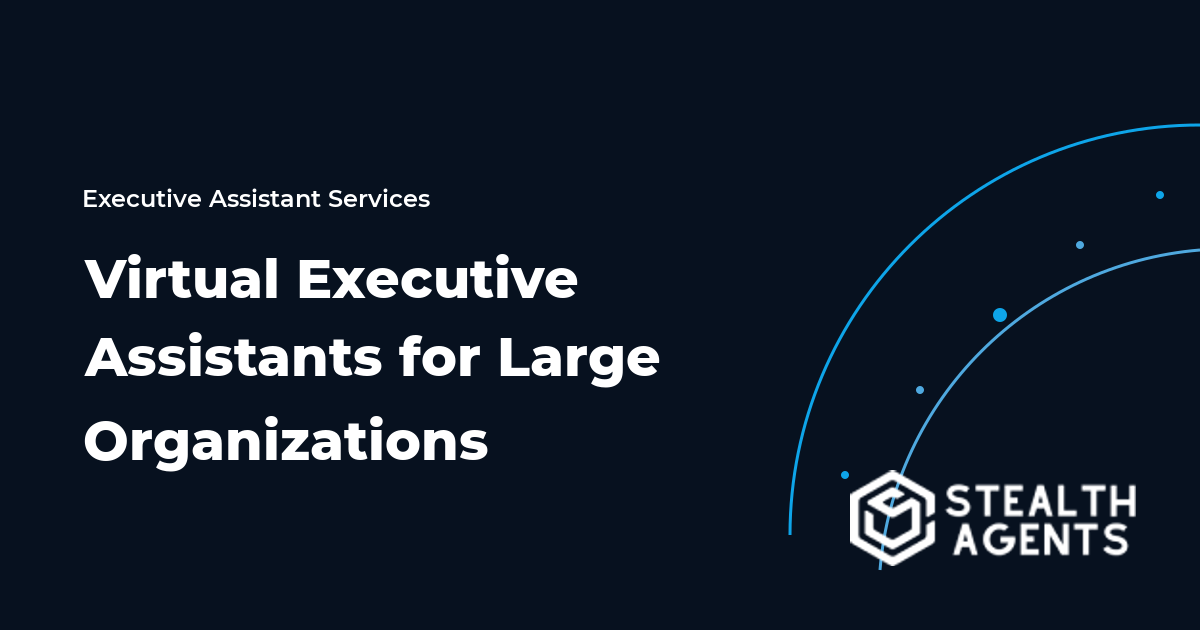 Virtual Executive Assistants for Large Organizations