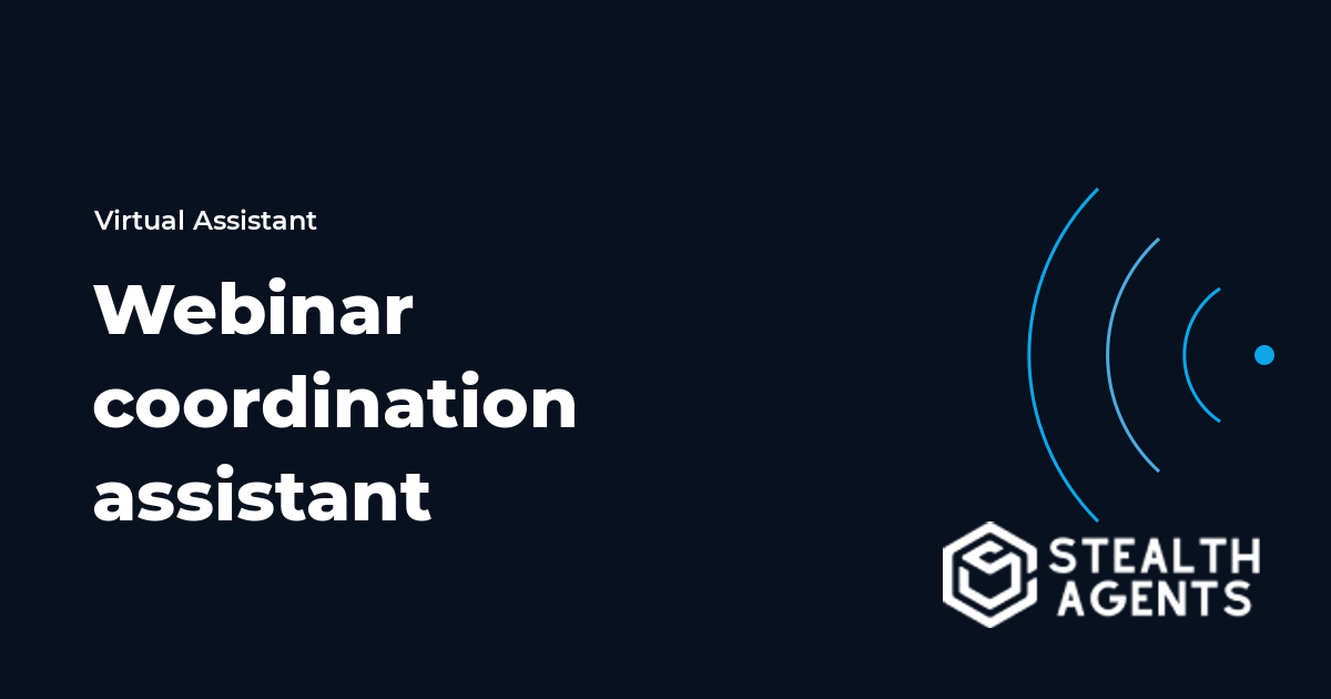 Webinar Coordination Virtual Assistant Checklist