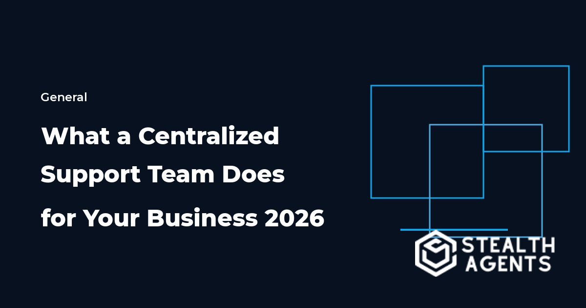 What a Centralized Support Team Does for Your Business 2026