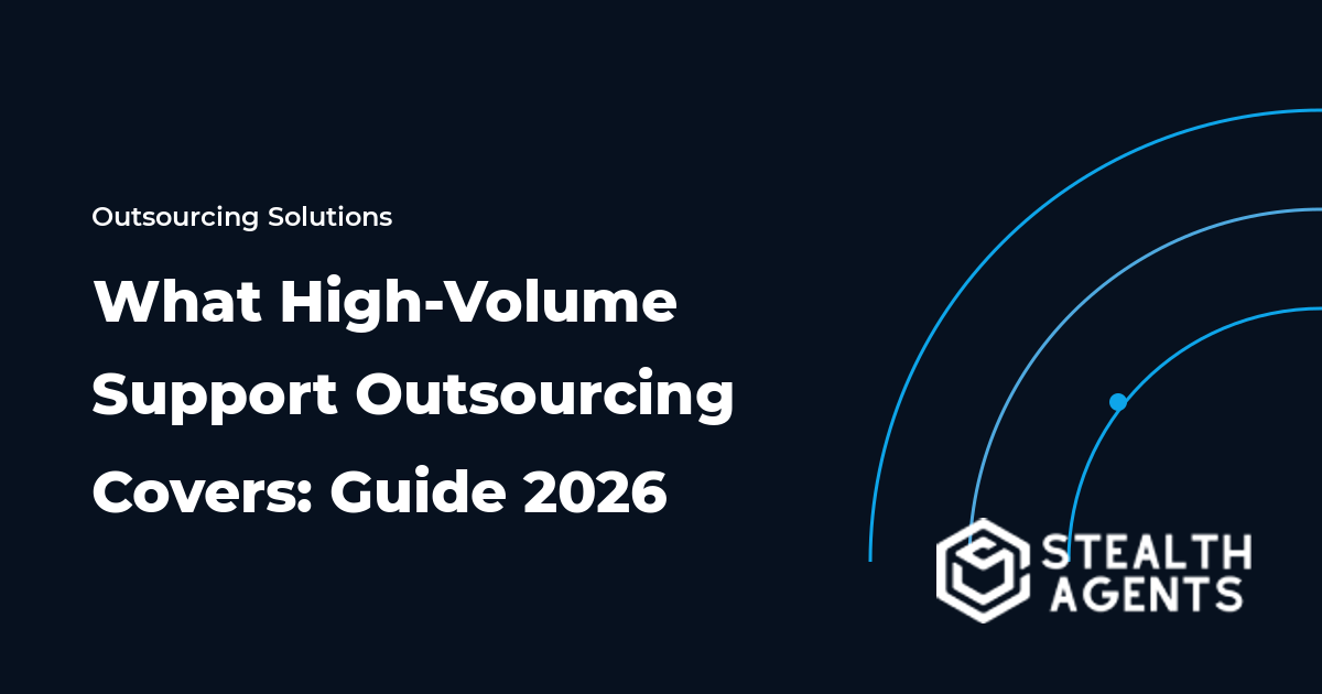 What High-Volume Support Outsourcing Covers: Guide 2026