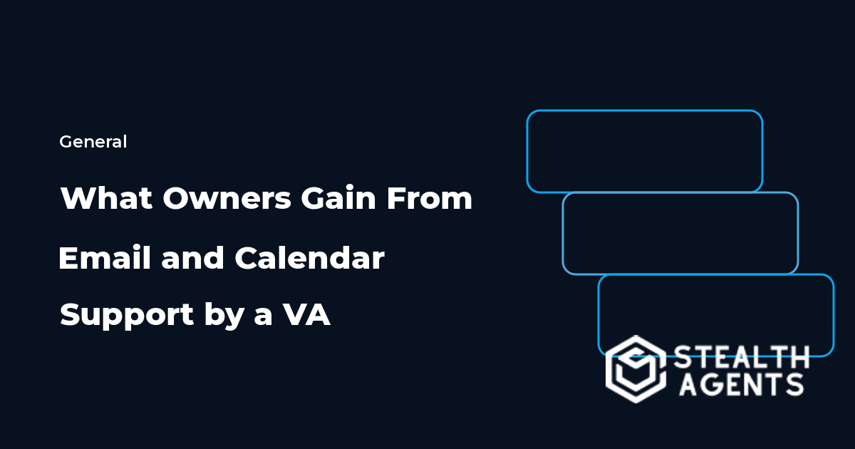What Owners Gain From Email and Calendar Support by a VA