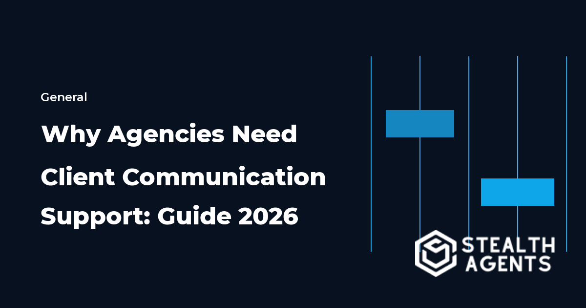 Virtual assistant managing client communications for agency teams
