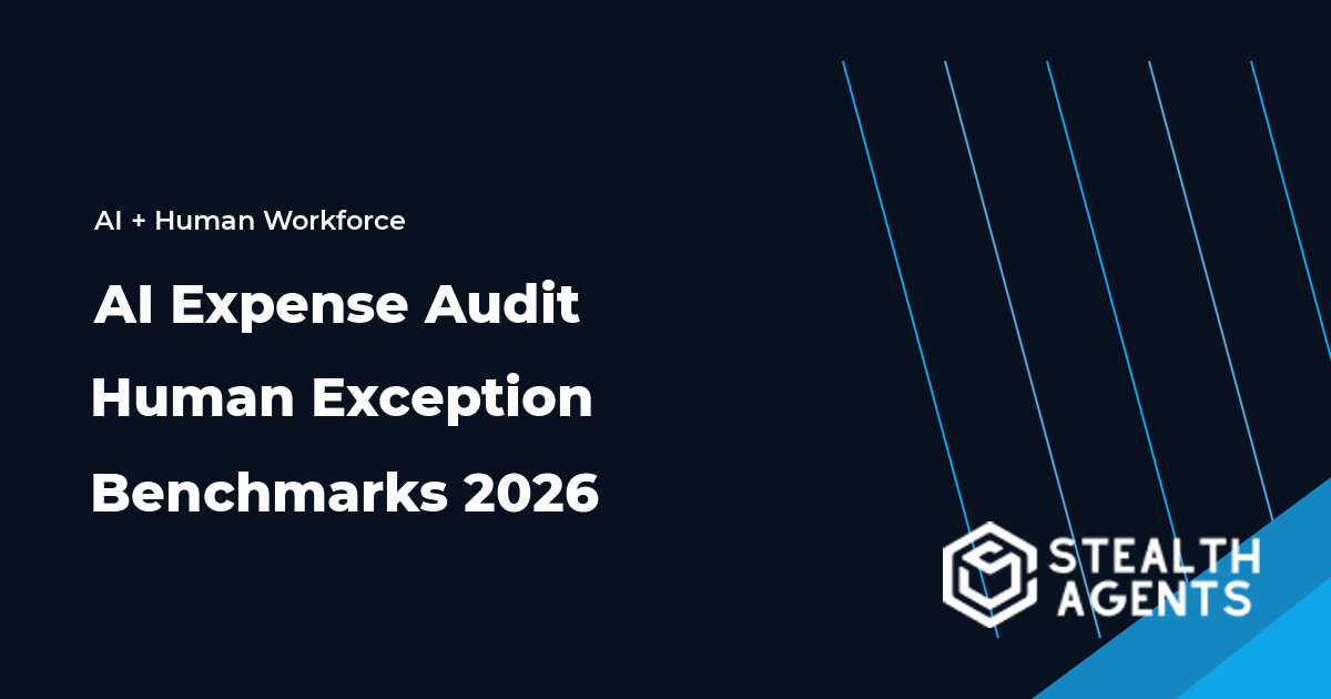 Finance reviewer examining AI expense audit exceptions and approval controls