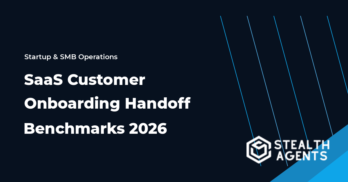 SaaS operations team reviewing customer onboarding handoff benchmarks