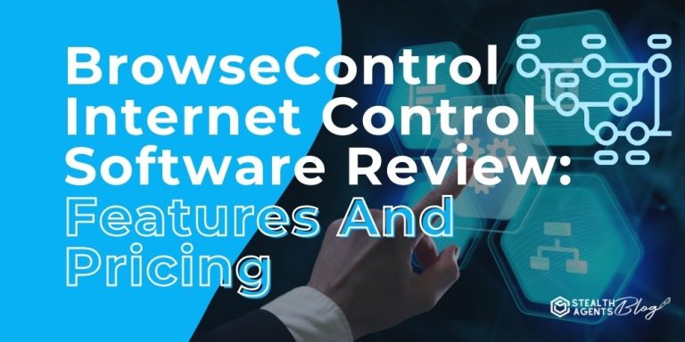 BrowseControl Internet Control Software Review: Features And Pricing