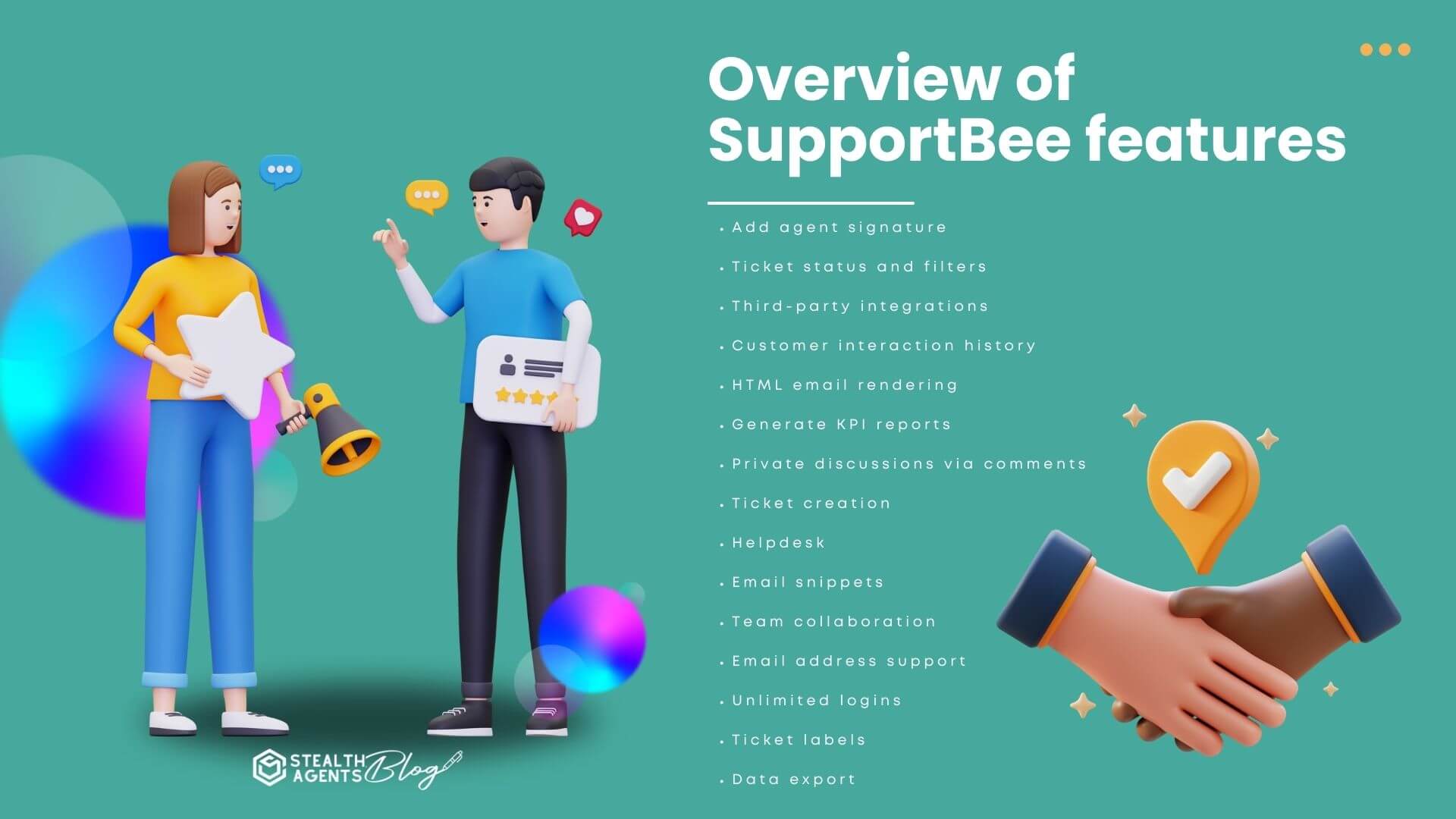 Overview of SupportBee features