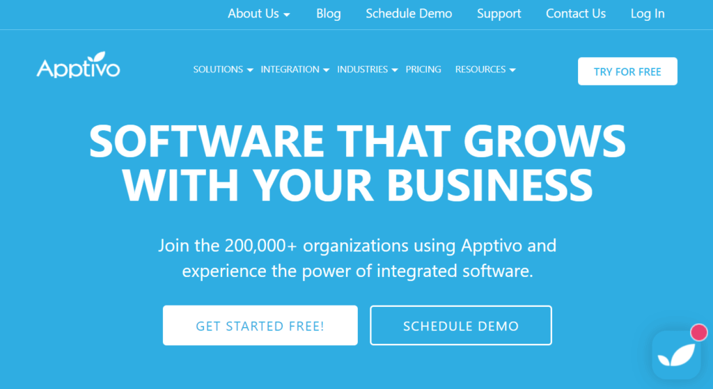 Apptivo cloud business management software review