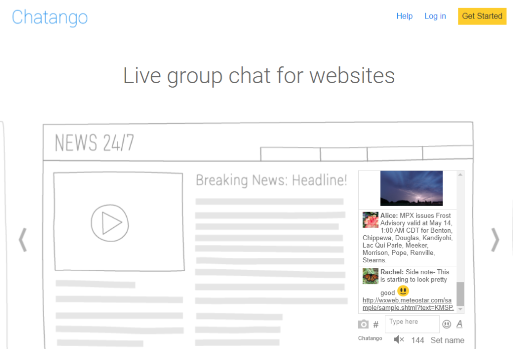Chatango live group chats for websites review