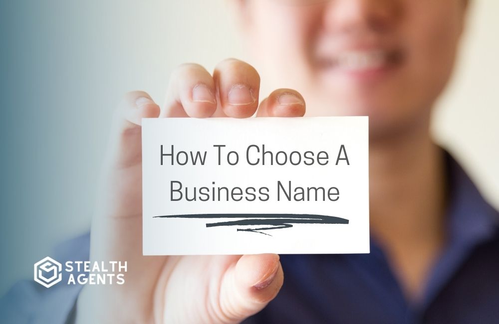 Tips on how to choose a business name