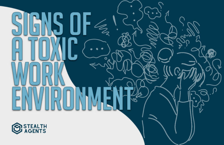 Signs of a toxic work environment