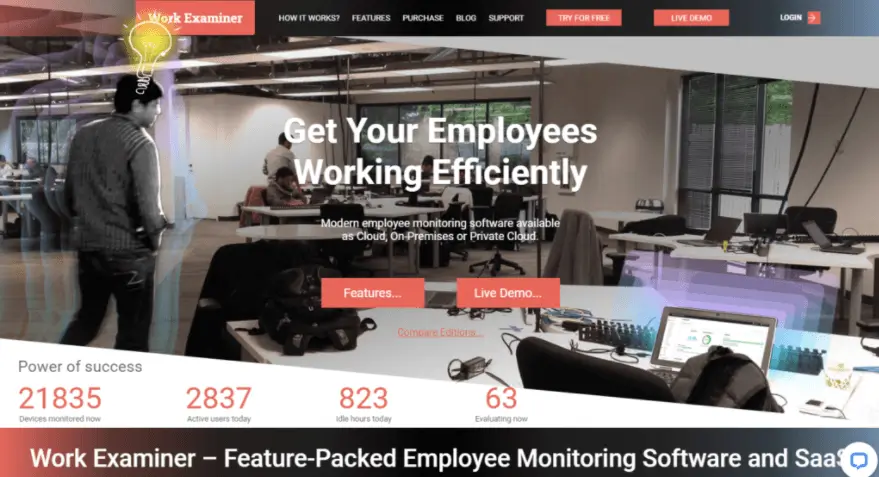 Work Examiner employee monitoring software review