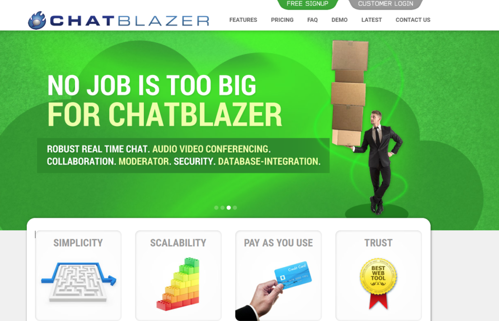 ChatBlazer chat and audio video software review