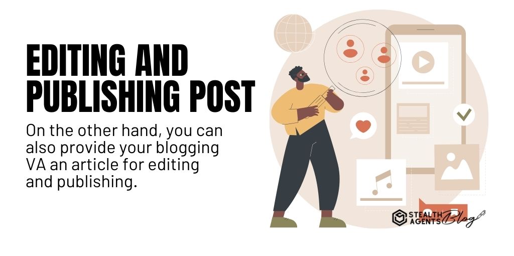 Editing and publishing post