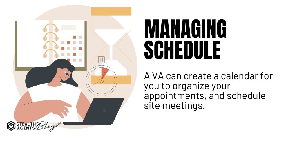 Managing schedule