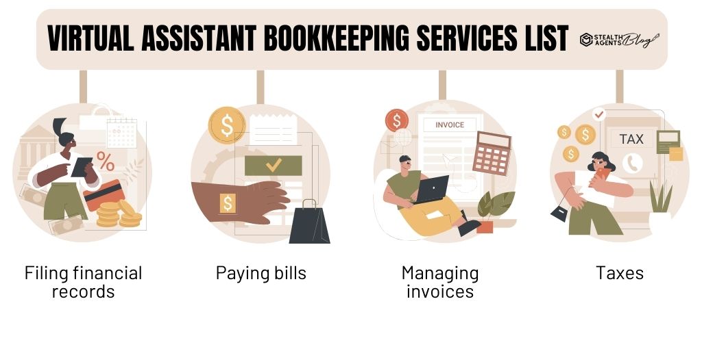Virtual Assistant Bookkeeping Services List