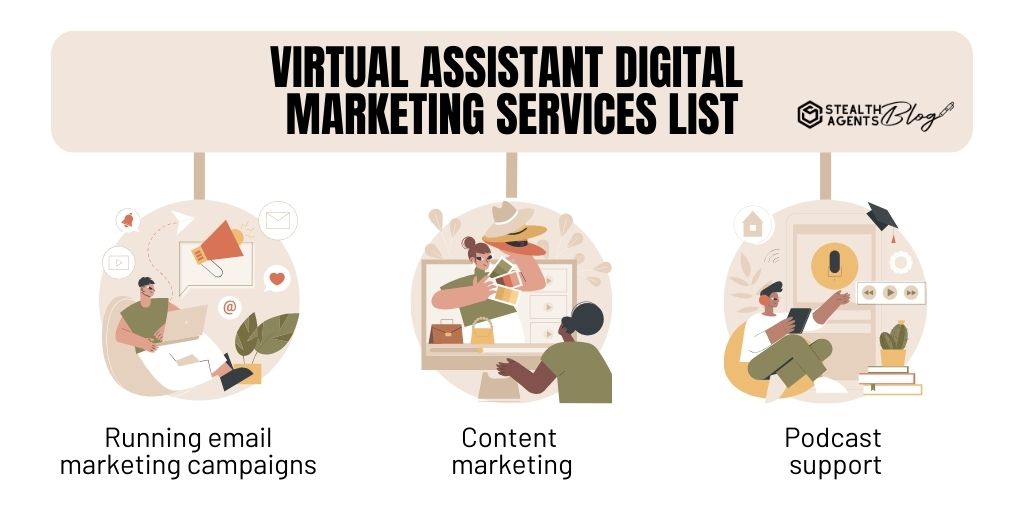 Virtual Assistant Digital Marketing Services List