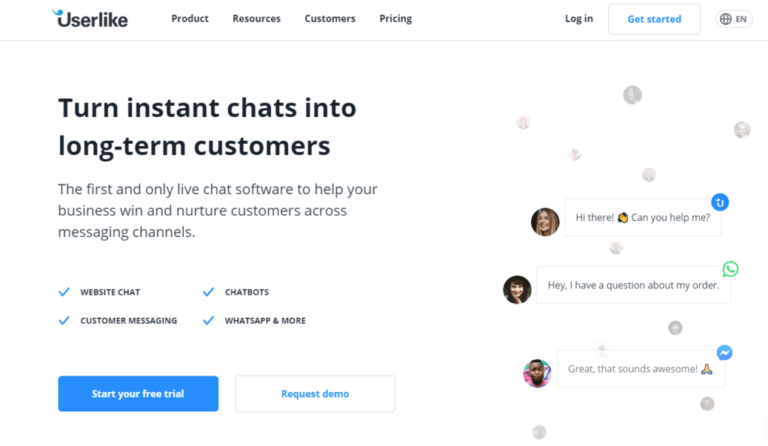 Userlike live chat software review