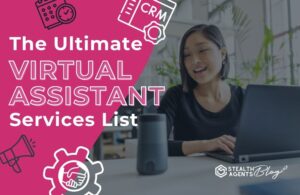 The ultimate virtual assistant services list