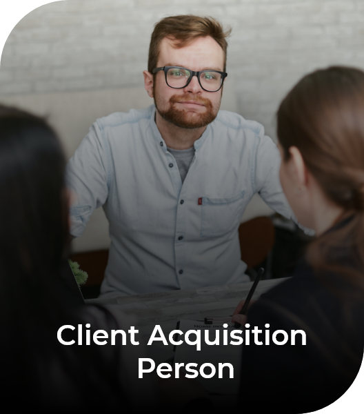 client acquisition person