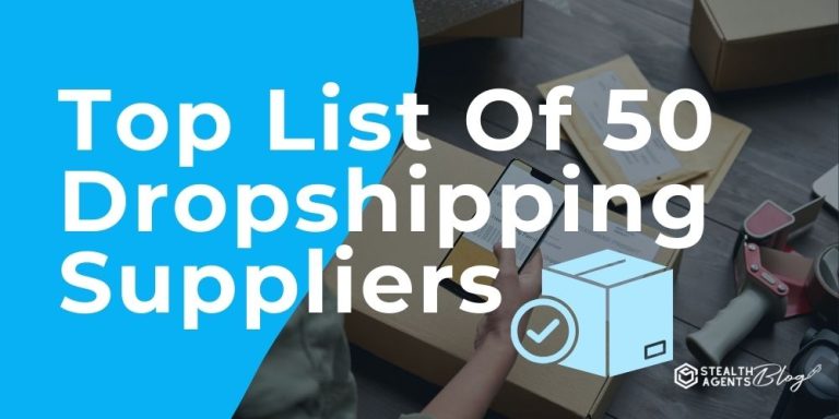 Top List Of 50 Dropshipping Suppliers