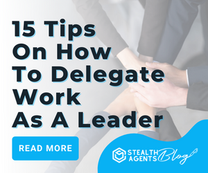 A banner ad for tip to delegate